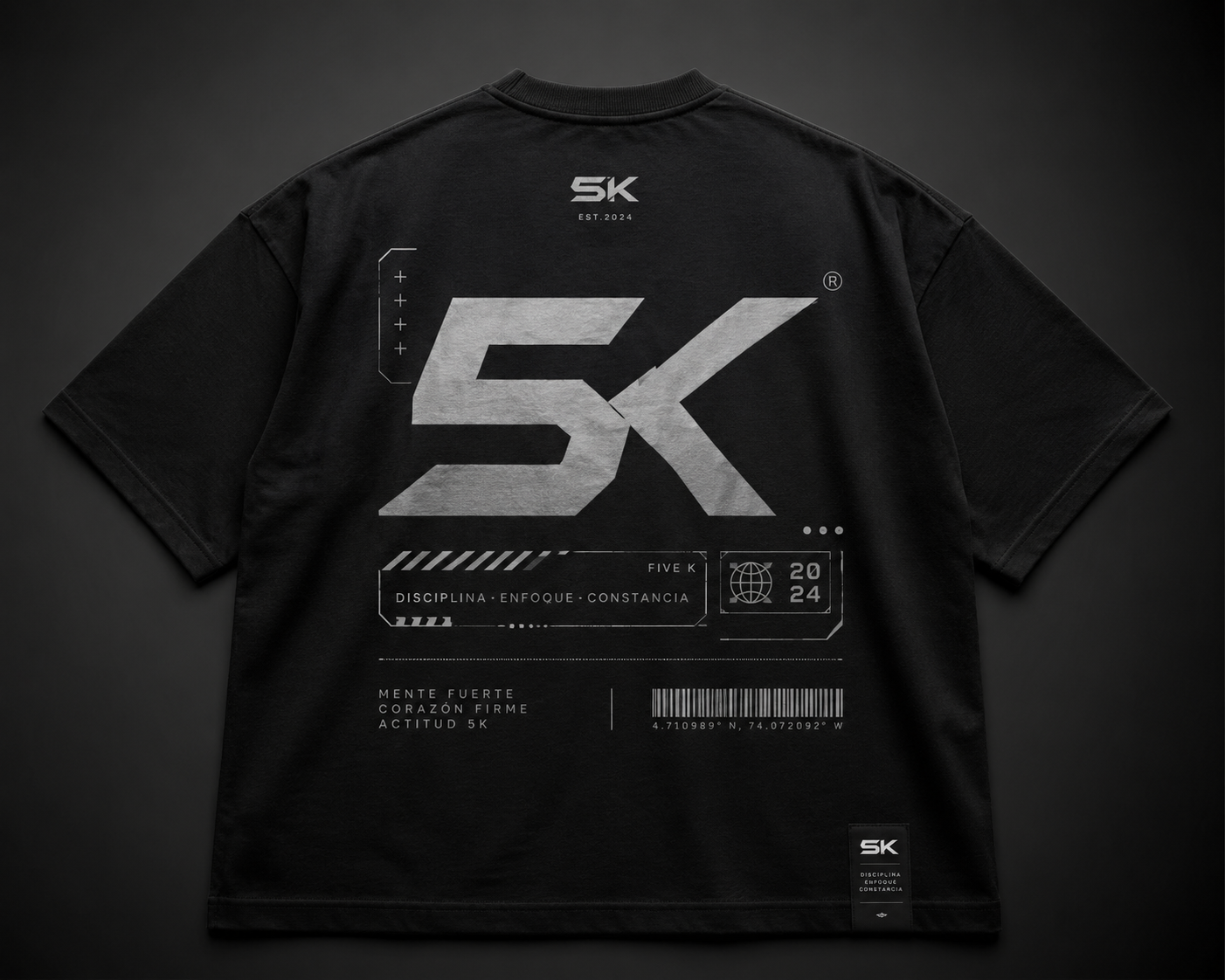 camiseta deportiva 5k - Imagen 2